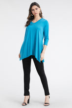 Load image into Gallery viewer, Jostar Women&#39;s HIT V-Neck Quarter Sleeve Binding Top, 313HT-Q - Jostar Online
