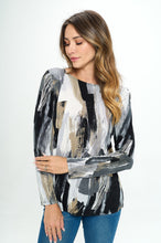 Load image into Gallery viewer, Plus Size BNS V-Neck High and Low Top-3060BN-LXP1-W379
