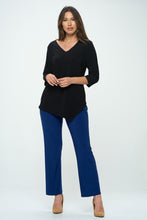 Load image into Gallery viewer, Plus Size HIT Point V-Neck Top-362HT-QXS1
