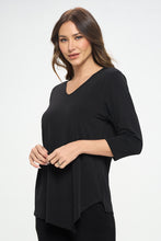 Load image into Gallery viewer, Plus Size HIT Point V-Neck Top-362HT-QXS1
