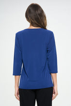 Load image into Gallery viewer, Plus Size HIT Point V-Neck Top-362HT-QXS1
