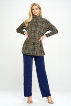 Load image into Gallery viewer, Miru Mock Neck Long Sleeve Top-3069MU-LRP1-W335
