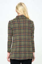 Load image into Gallery viewer, Mir Split Mock Neck Top-371MU-LRP1-W335
