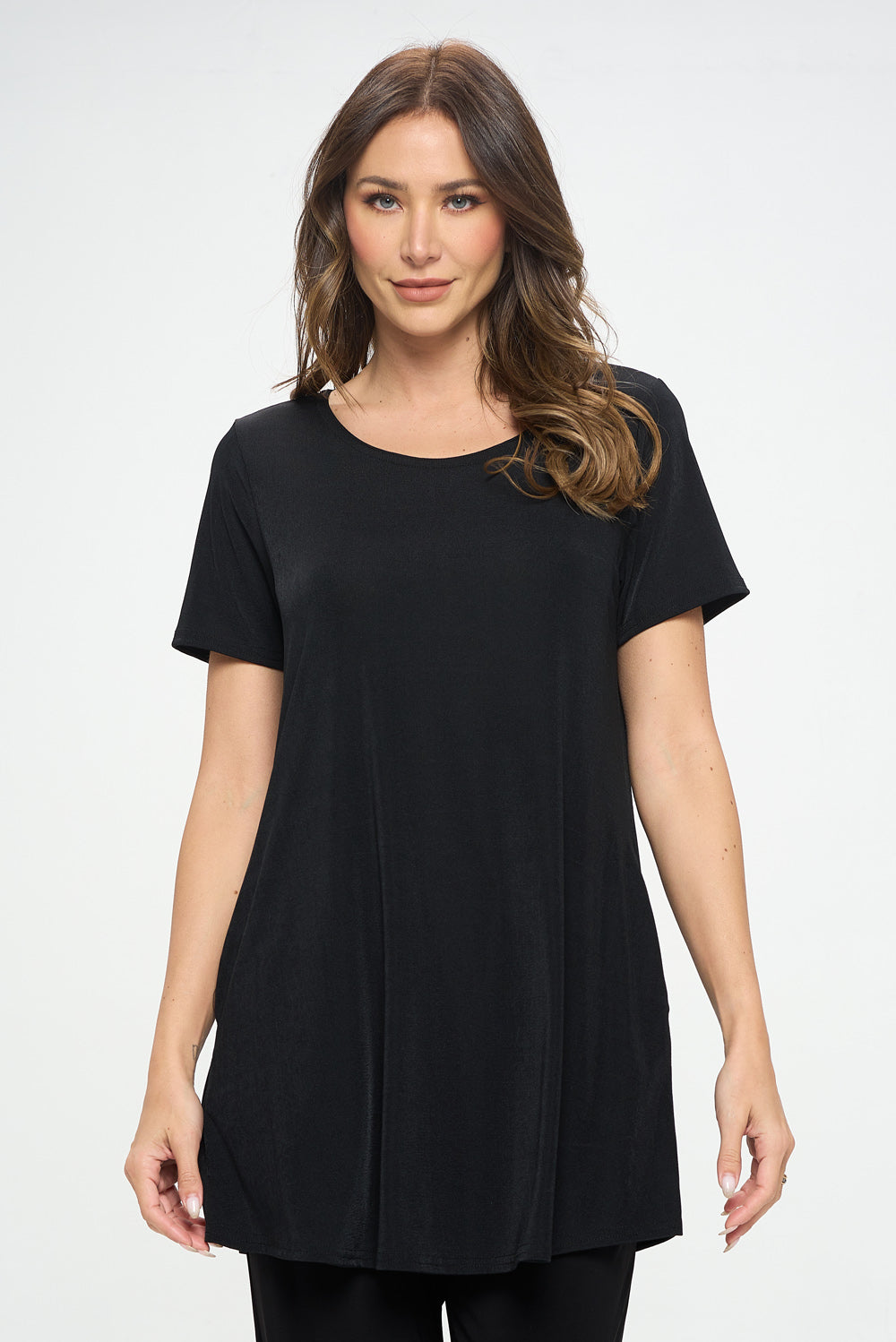 BNS Round Neck Tunic-3086BN-SRS1-K