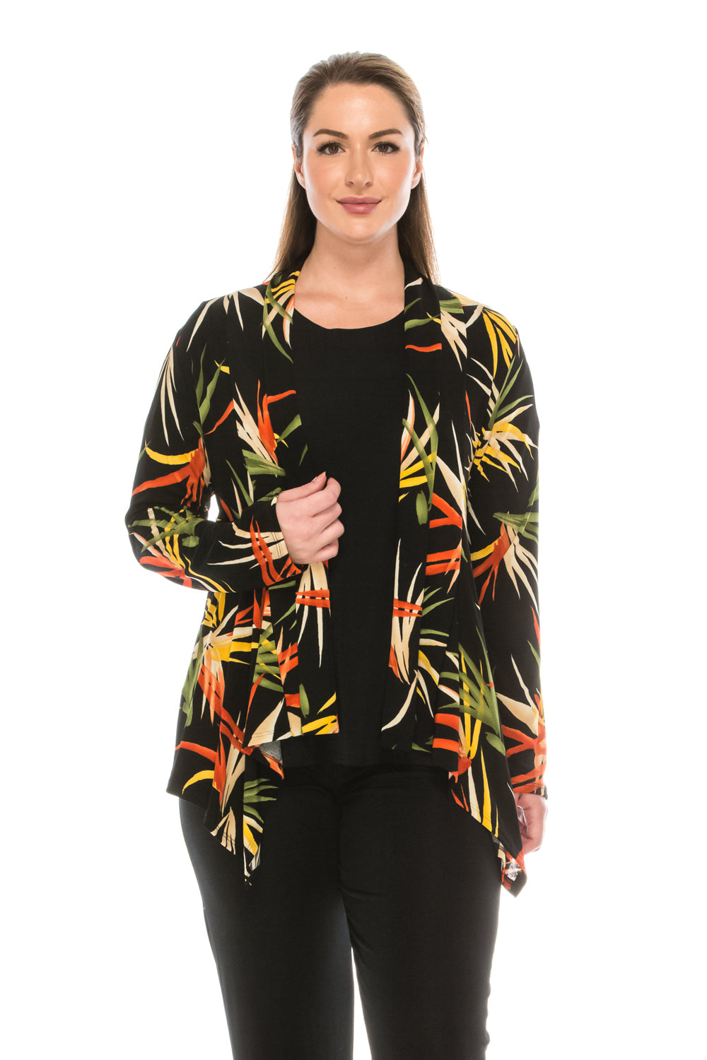 Jostar Women's Stretchy Print Mid Cut Jacket Long Sleeve Print, 428BN-LP-W679 - Jostar Online