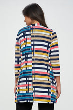 Load image into Gallery viewer, ITY Duster Jacket Quarter Sleeve Print-471HT-QRP1-W358
