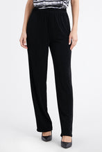 Load image into Gallery viewer, Plus Size Acetate Elastic Waist Full Length Pants-500AY-X - Jostar Online
