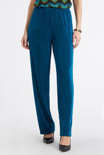 Load image into Gallery viewer, Plus Size Acetate Elastic Waist Full Length Pants-500AY-X - Jostar Online
