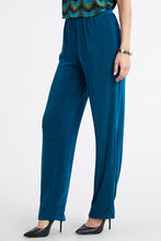 Load image into Gallery viewer, Plus Size Acetate Elastic Waist Full Length Pants-500AY-X - Jostar Online
