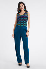 Load image into Gallery viewer, Plus Size Acetate Elastic Waist Full Length Pants-500AY-X - Jostar Online
