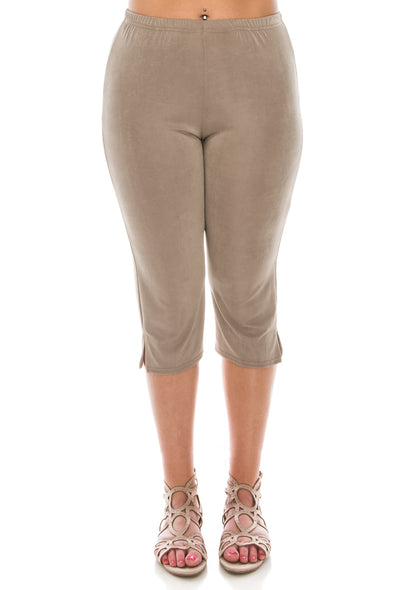 Jostar Women's Stretchy Capri Pants, 502BN - Jostar Online