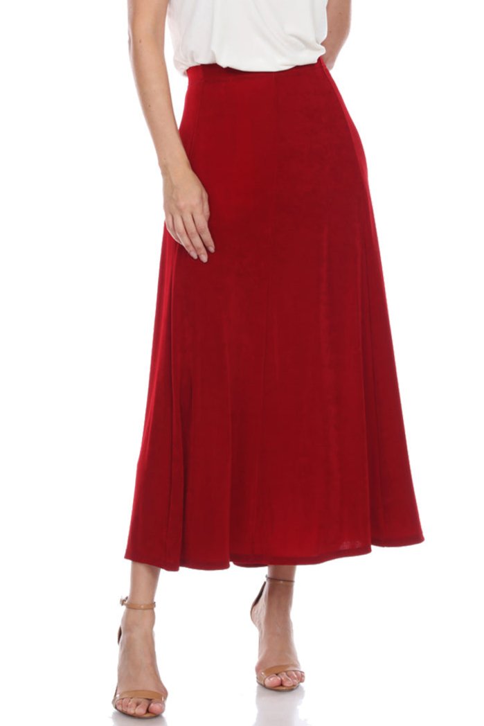 Jostar Non Iron Flared Skirt, 602AY - Jostar Online