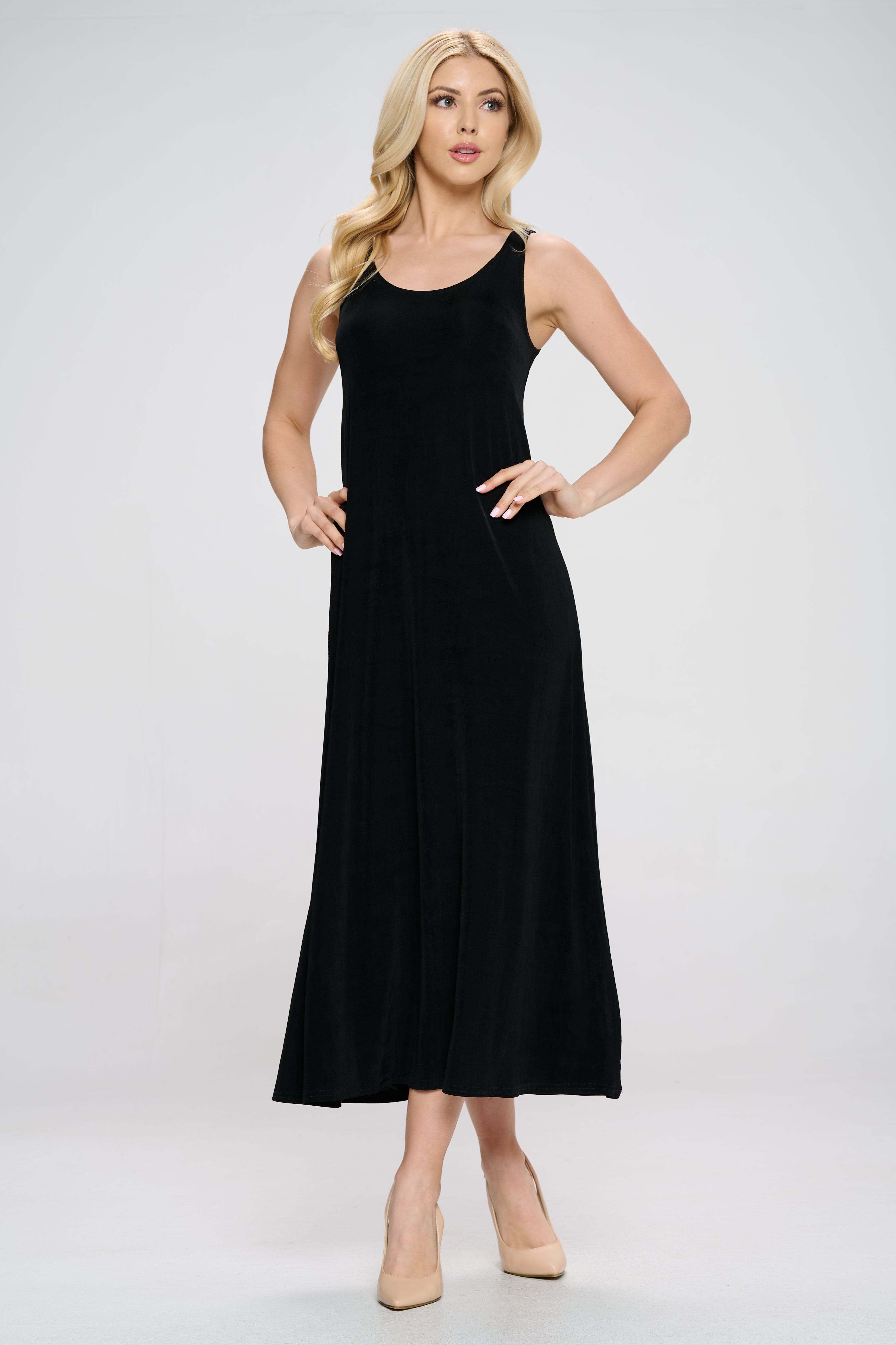 Jostar Women s Acetate Long Tank Dress 700AY T Made in USA.Everyday wrinkle resistant travel friendly. Comfortable and trendy