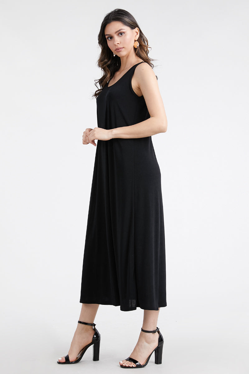 Classic Stretch Tank Maxi Dress-7000BN-TRS1