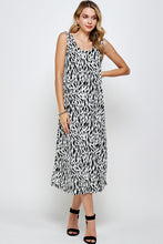 Load image into Gallery viewer, Stretchy Long Tank Dress Print 7000BN-TRP1-W289 - Jostar Online
