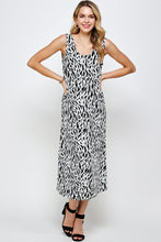 Load image into Gallery viewer, Stretchy Long Tank Dress Print 7000BN-TRP1-W289 - Jostar Online
