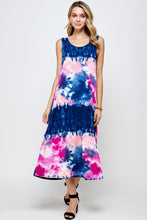 Load image into Gallery viewer, Stretchy Long Tank Dress Print 7000BN-TRP1-W294 - Jostar Online
