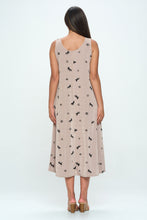 Load image into Gallery viewer, Plus Size Print Tank Long Dress Sleeveless-  7000BN-TXP1-M001
