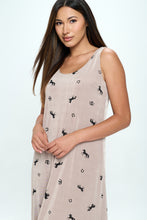 Load image into Gallery viewer, Plus Size Print Tank Long Dress Sleeveless-  7000BN-TXP1-M001
