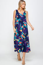 Load image into Gallery viewer, Stretchy Long Tank Dress Print 7000BN-TRP1-W301 - Jostar Online
