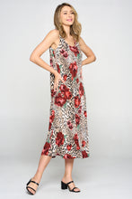 Load image into Gallery viewer, Stretchy Long Tank Dress Print -7000BN-TRP1-W307 - Jostar Online
