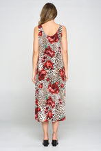 Load image into Gallery viewer, Stretchy Long Tank Dress Print -7000BN-TRP1-W307 - Jostar Online

