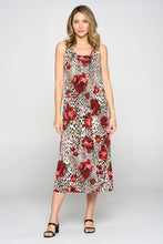 Load image into Gallery viewer, Stretchy Long Tank Dress Print -7000BN-TRP1-W307 - Jostar Online
