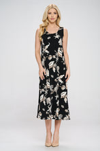 Load image into Gallery viewer, Stretchy Long Tank Dress Print -7000BN-TRP1-W309 - Jostar Online
