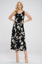 Load image into Gallery viewer, Stretchy Long Tank Dress Print -7000BN-TRP1-W309 - Jostar Online
