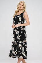 Load image into Gallery viewer, Stretchy Long Tank Dress Print -7000BN-TRP1-W309 - Jostar Online

