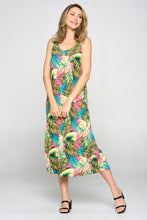 Load image into Gallery viewer, Stretchy Long Tank Dress Print -7000BN-TRP1-W311
