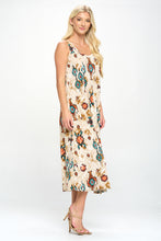 Load image into Gallery viewer, Stretchy Long Tank Dress Print -7000BN-TRP1-W317
