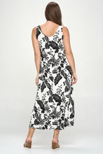 Load image into Gallery viewer, Stretchy Long Tank Dress Print -7000BN-TRP1-W324

