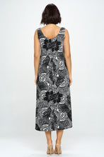 Load image into Gallery viewer, Stretchy Long Tank Dress Print - 7000BN-TRP1-W325
