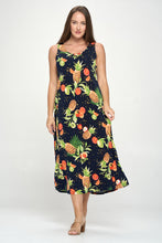 Load image into Gallery viewer, Stretchy Long Tank Dress Print -7000BN-TRP1-W327
