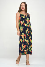 Load image into Gallery viewer, Stretchy Long Tank Dress Print -7000BN-TRP1-W327
