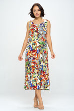 Load image into Gallery viewer, Stretchy Long Tank Dress Print - 7000BN-TRP1-W329
