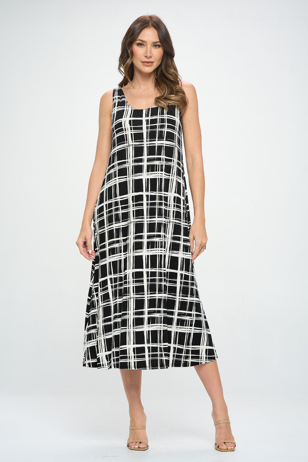 Women’s Long Sleeve Dress Vibrant Print Dresses for Women Page 8