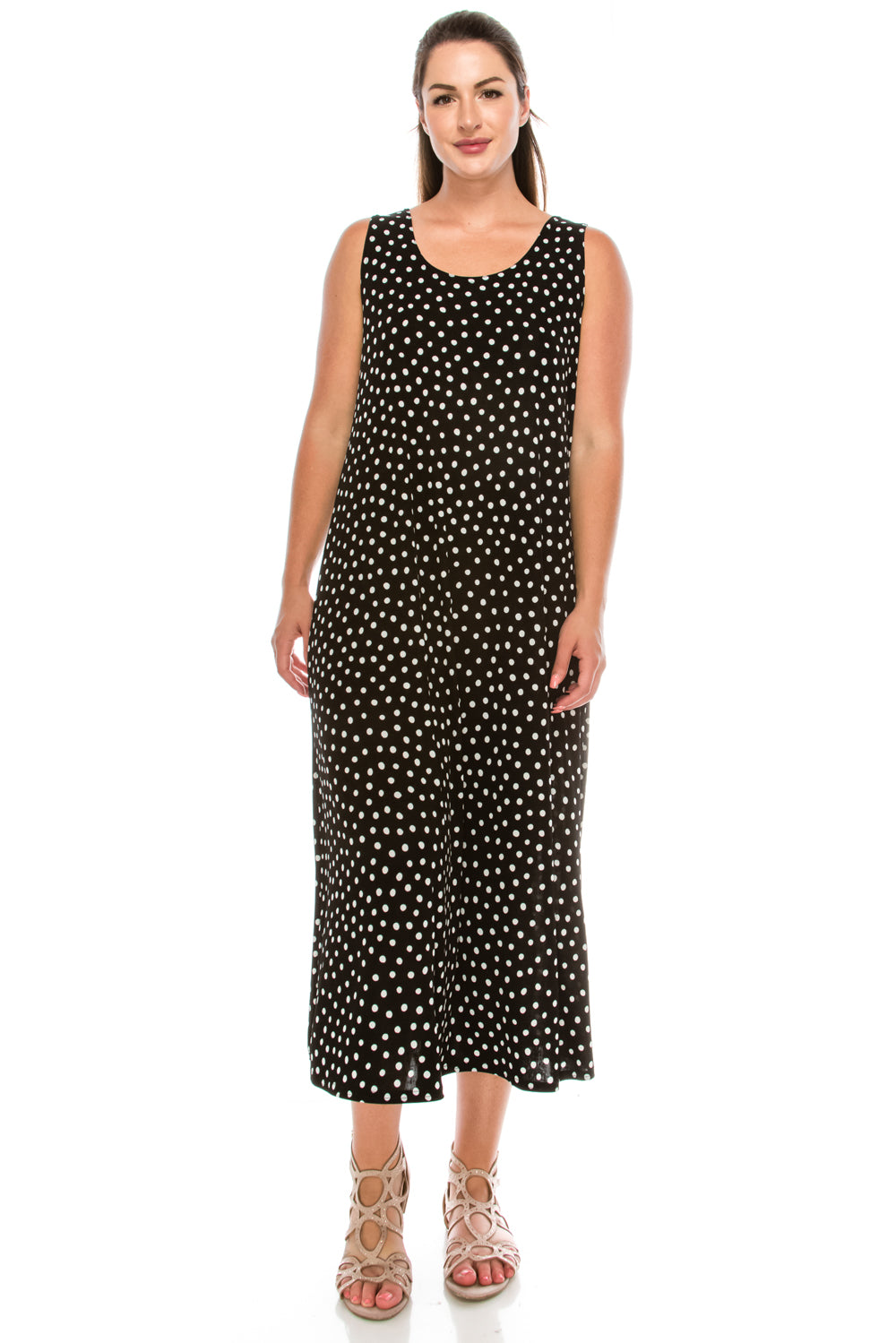 Jostar Women's Stretchy Long Tank Dress Print, 700BN-TP-W032 - Jostar Online