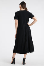 Load image into Gallery viewer, Classic Stretch Long Dress Short Sleeve-7002BN-SRS1 - Jostar Online
