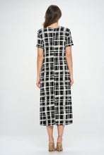 Load image into Gallery viewer, Print Long Dress Short Sleeve -7002BN-SRP1-W387 - Jostar Online
