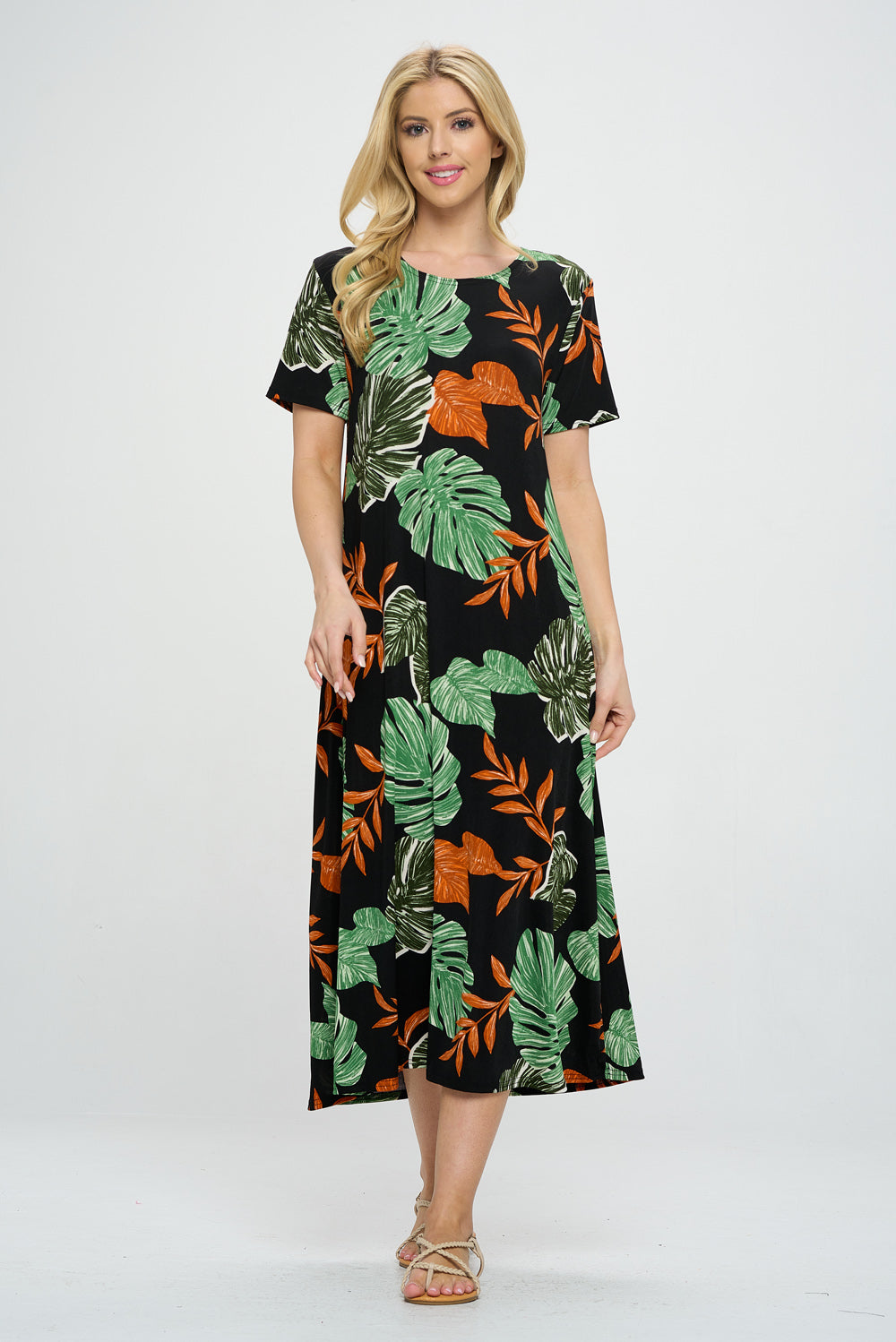 Women’s Long Sleeve Dress Vibrant Print Dresses for Women Page 8