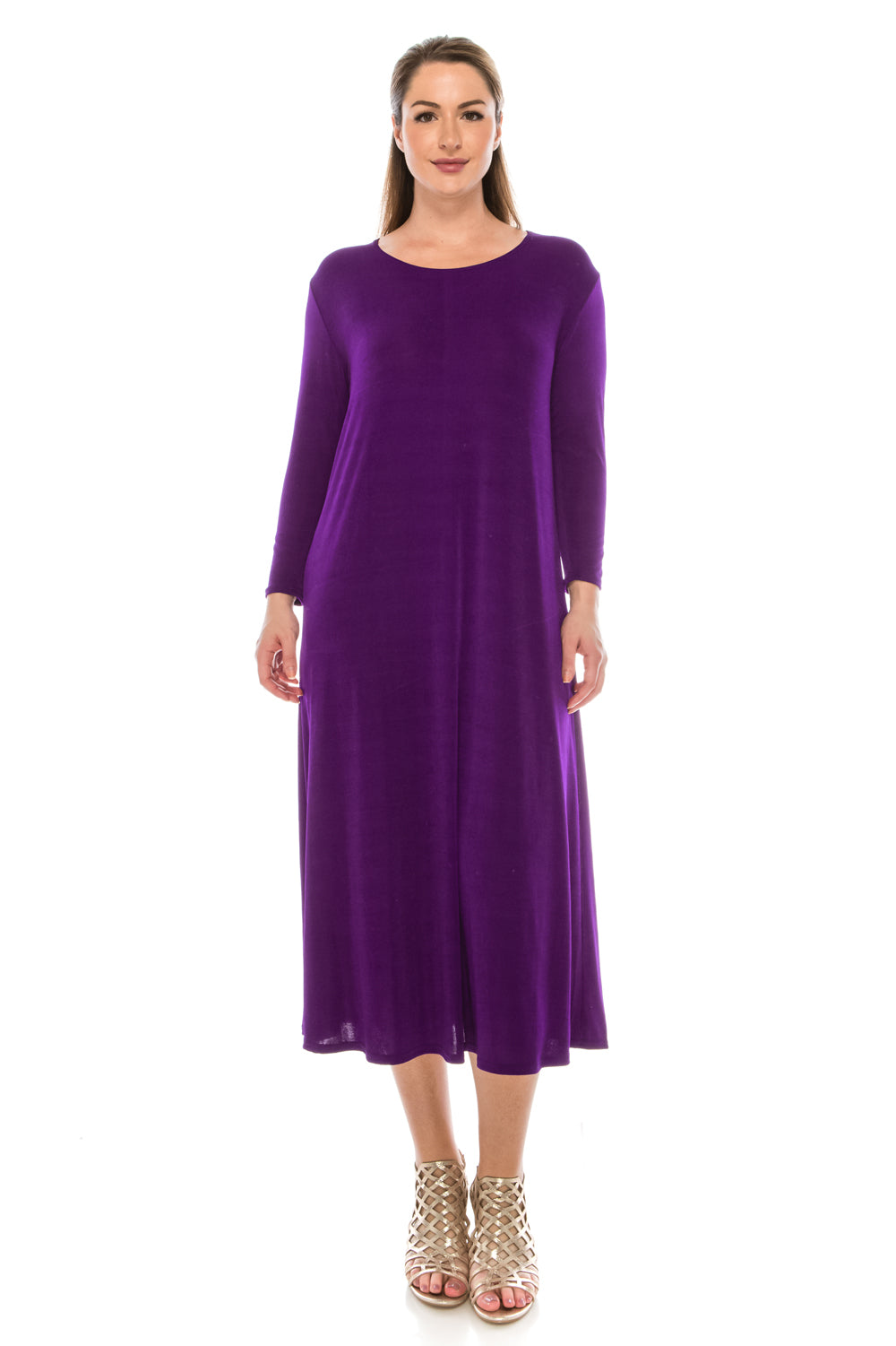 Jostar Women's Stretchy Long Dress QS, 702BN-Q - Jostar Online