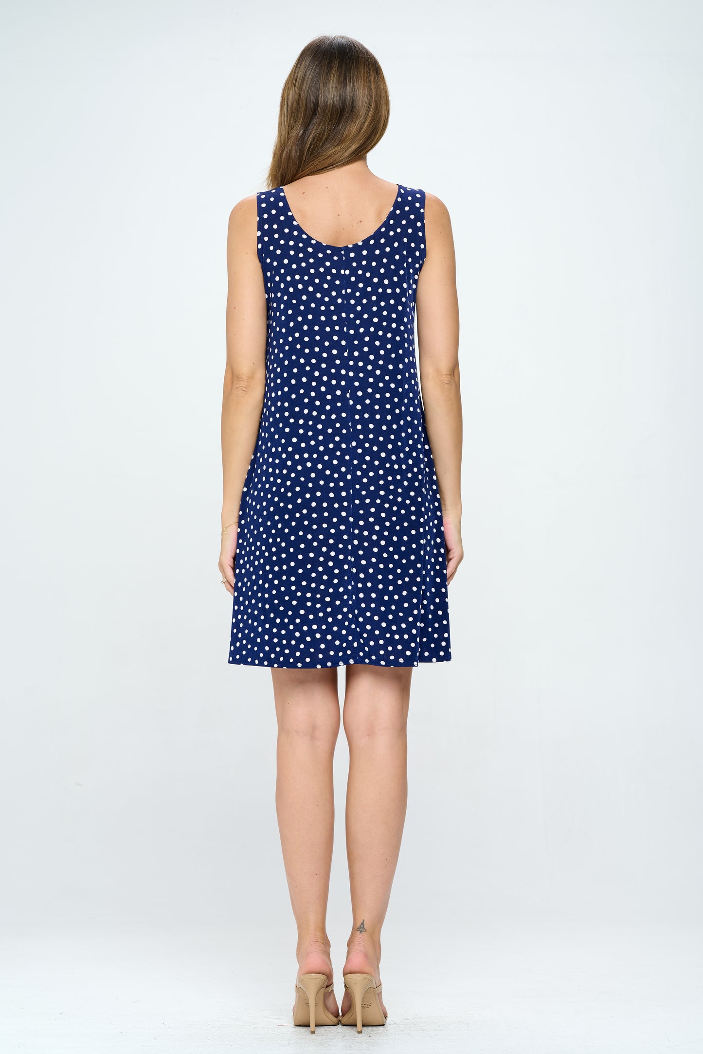 Women's Stretchy Missy Tank Dress Print-7003BN-TRP1-W032 - Jostar Online