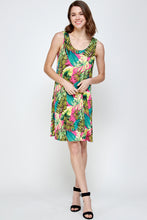 Load image into Gallery viewer, Plus Size Print Missy Tank Dress- 7003BN-TXP1-W311
