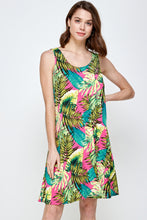 Load image into Gallery viewer, Plus Size Print Missy Tank Dress- 7003BN-TXP1-W311
