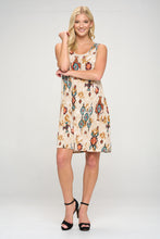 Load image into Gallery viewer, Stretchy Missy Tank Dress Print Plus - 7003BN-TRP1-W317
