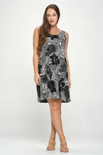 Load image into Gallery viewer, Plus Size Print Missy Tank Dress- 7003BN-TXP1-W325
