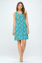 Load image into Gallery viewer, Plus Size Print Missy Tank Dress-7003BN-TXP1-W363
