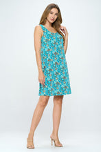 Load image into Gallery viewer, Plus Size Print Missy Tank Dress-7003BN-TXP1-W363
